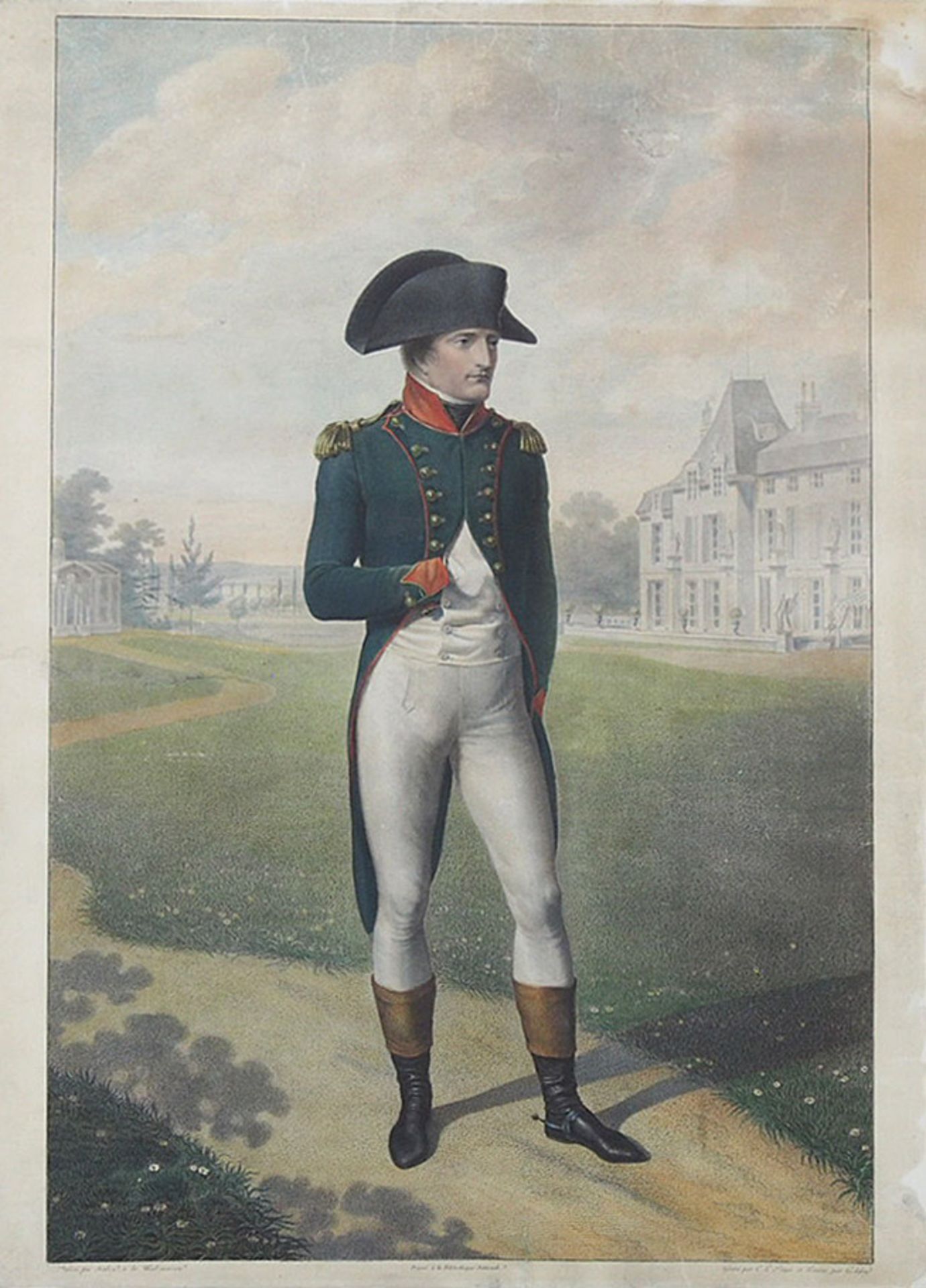 LINGÉE, Charles Louis: Napoleon à la Malmaison - Image 2 of 2