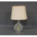 Vase als Lampe montiert