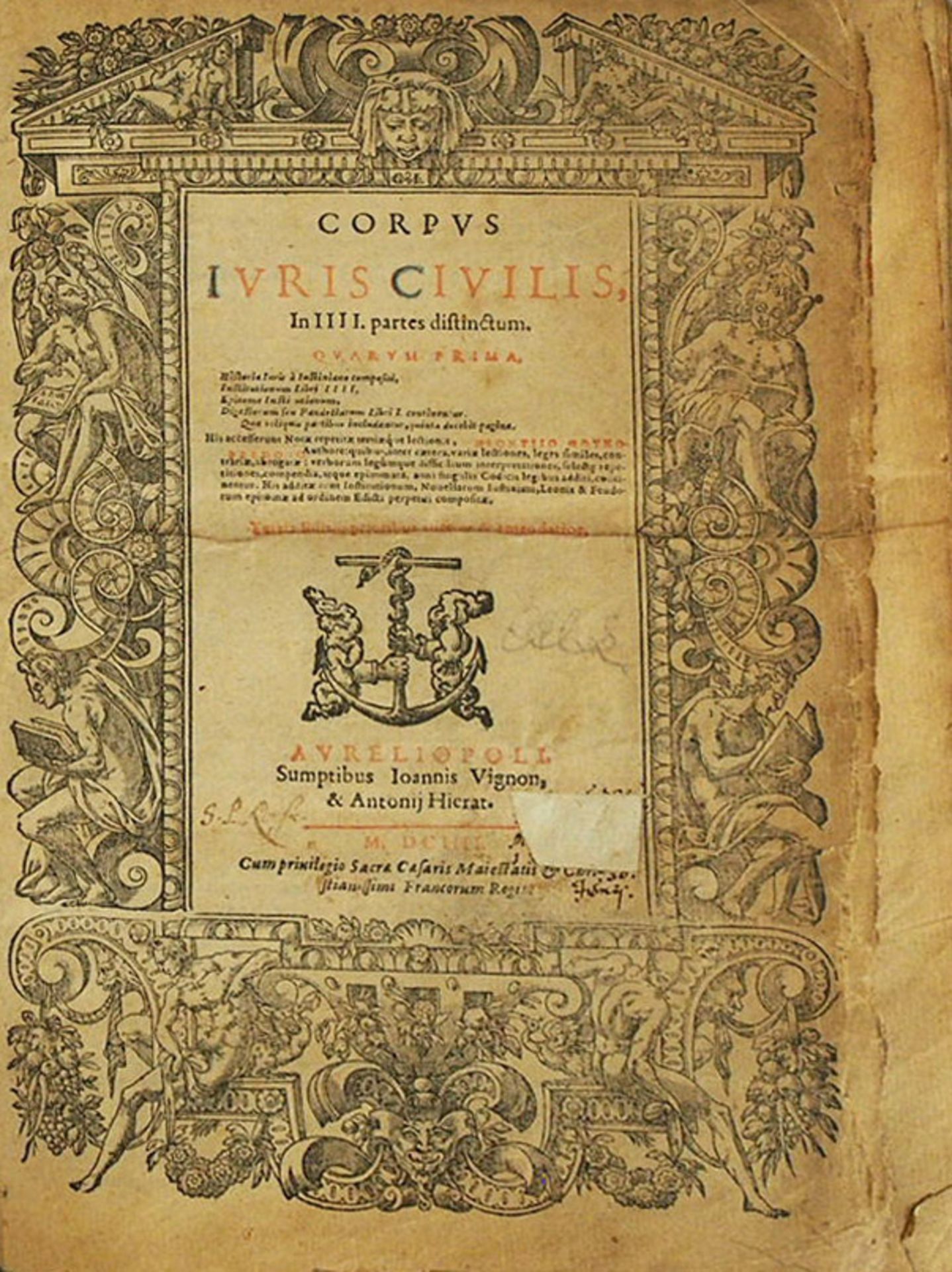 Godefroy, Denis: Corpus iuris civilis - Bild 2 aus 2