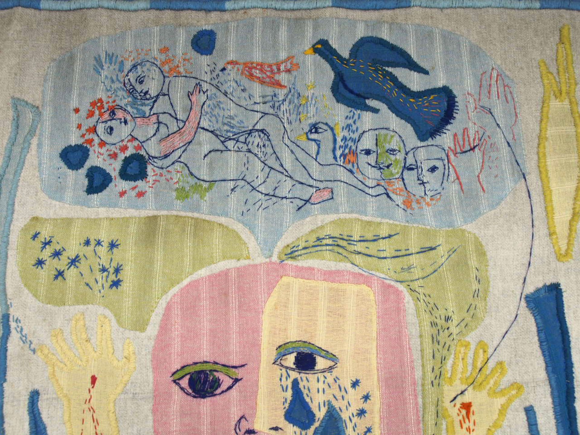 MONSEN, Ela: Wandteppich 'Liebe' - Bild 2 aus 3