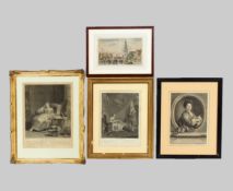 Vier Graphiken 17. / 18. Jahrhundert