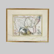 ALBRIZZI, Giambattista: Carta geographica della Florida nelle America settentrionale