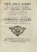 Serie degli Uomini i piu illustri in pittura, scultura e architettura...