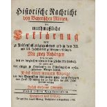 OBERMAYR, Joseph Eucharius: Historische Nachricht von Bayerischen Münzen...
