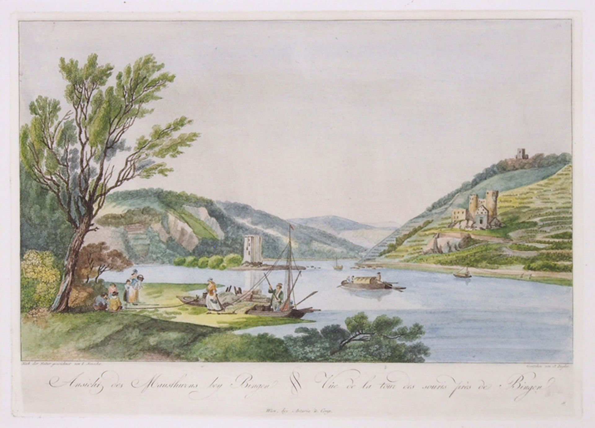 ZIEGLER, Johann: 3 Rheinansichten - Image 2 of 4