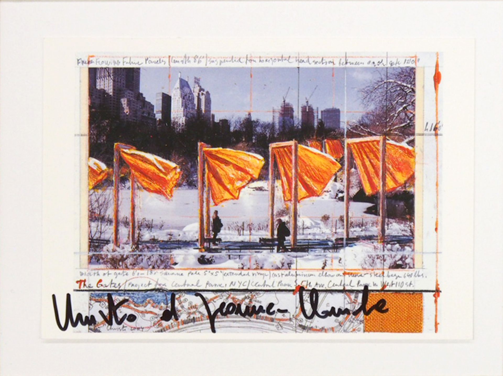 CHRISTO und JEANNE CLAUDE: The Gates - Project for Central Park - Image 2 of 2