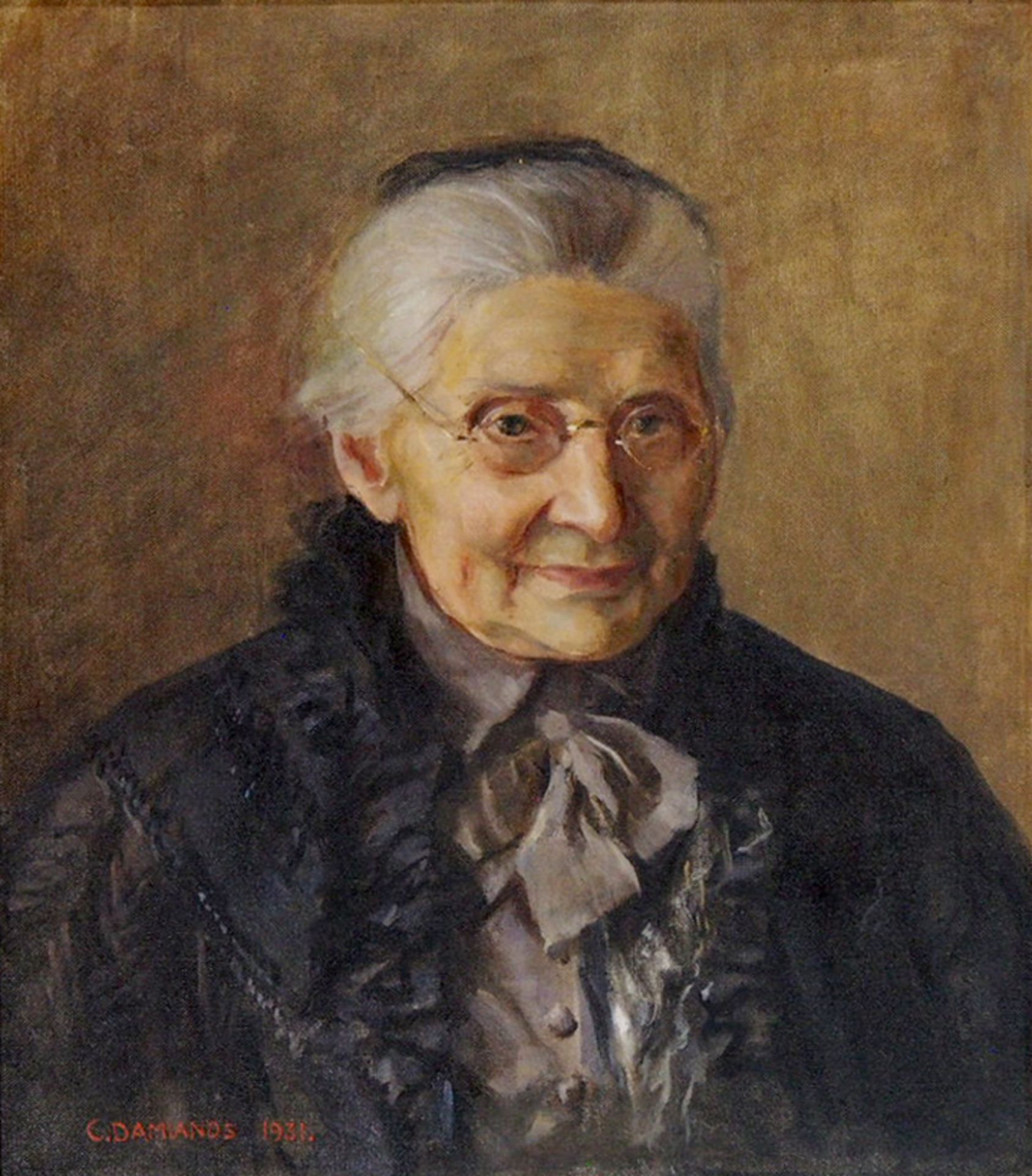 DAMIANOS, Constantin: Porträt Maria Köppel (1852-1932) - Image 2 of 2