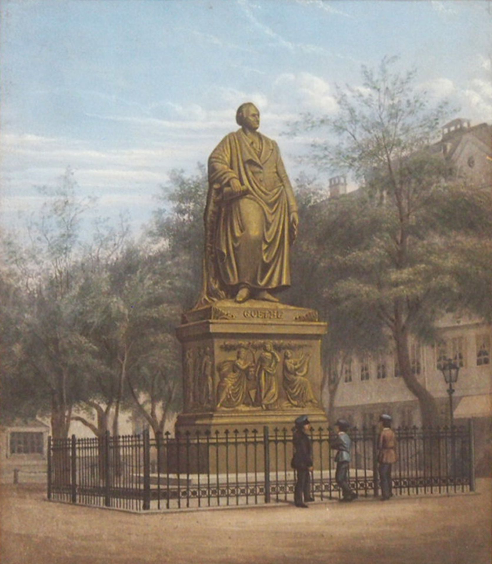 DEUTSCHER MEISTER: Das Goethe-Denkmal in Frankfurt - Bild 2 aus 2