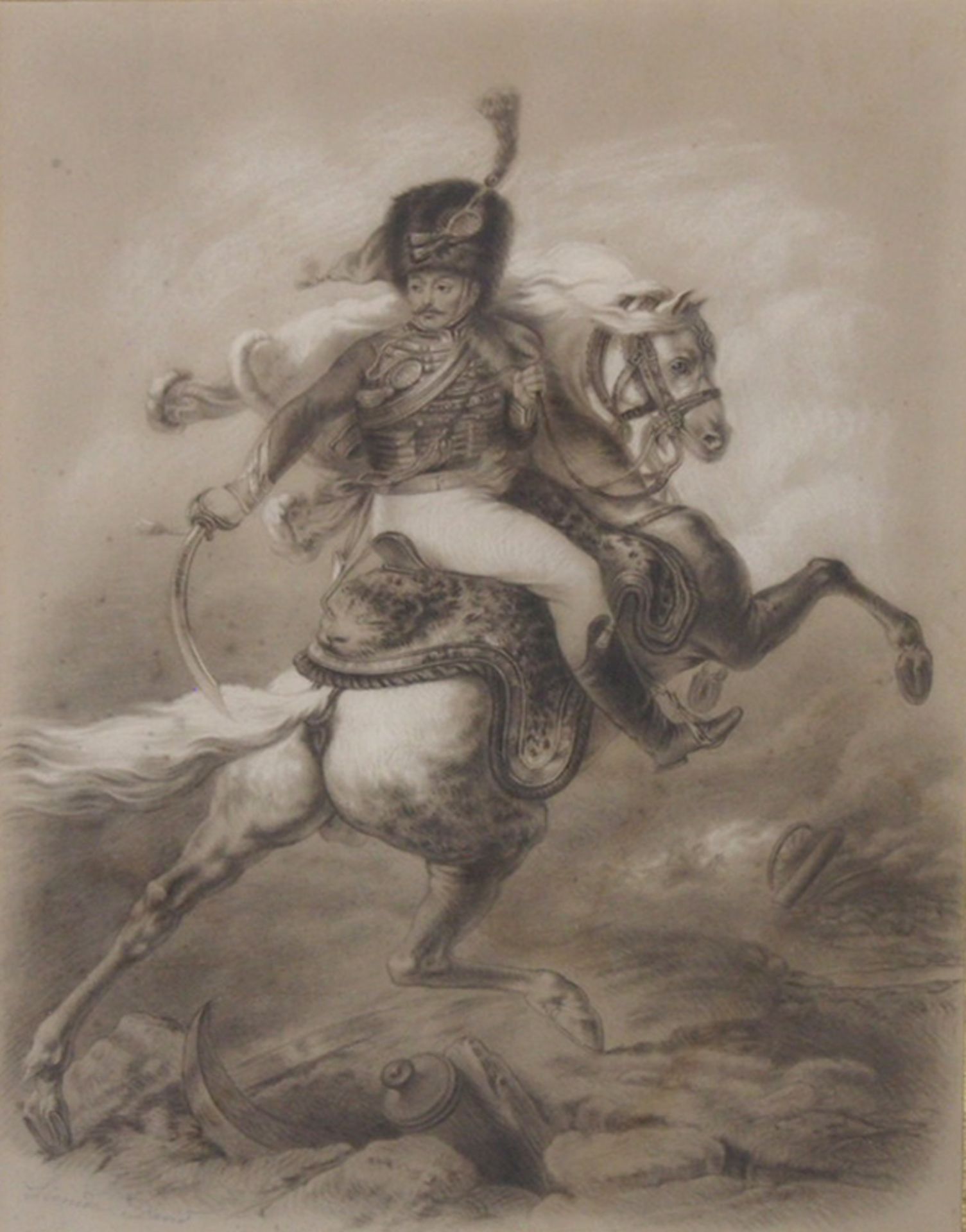 DAVIDE, Leonide: Offizier der Kaisergarde Napoleons zu Pferd - Bild 2 aus 2