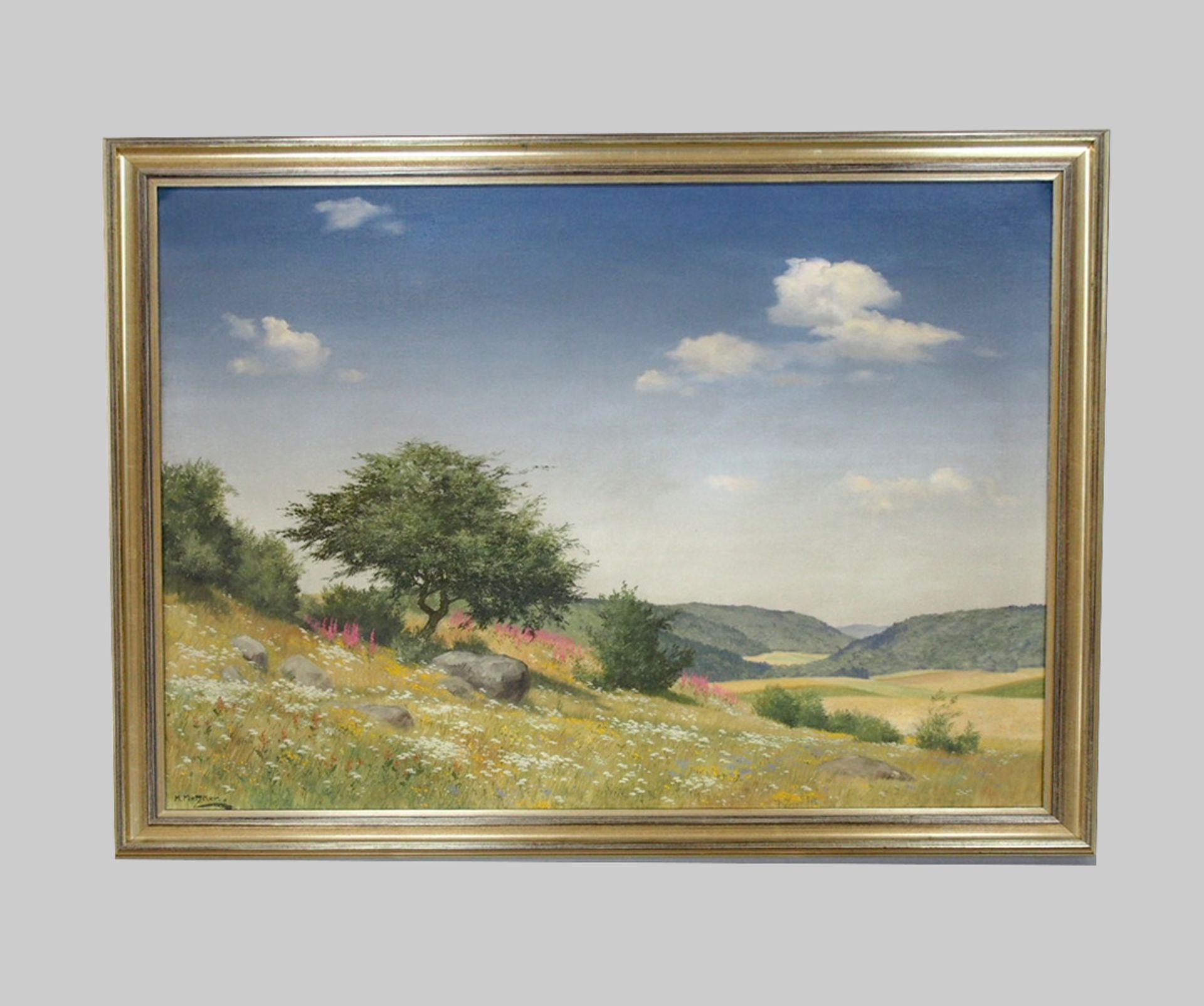 METZKER, Max: Sommerliche Landschaft im Hunsrück