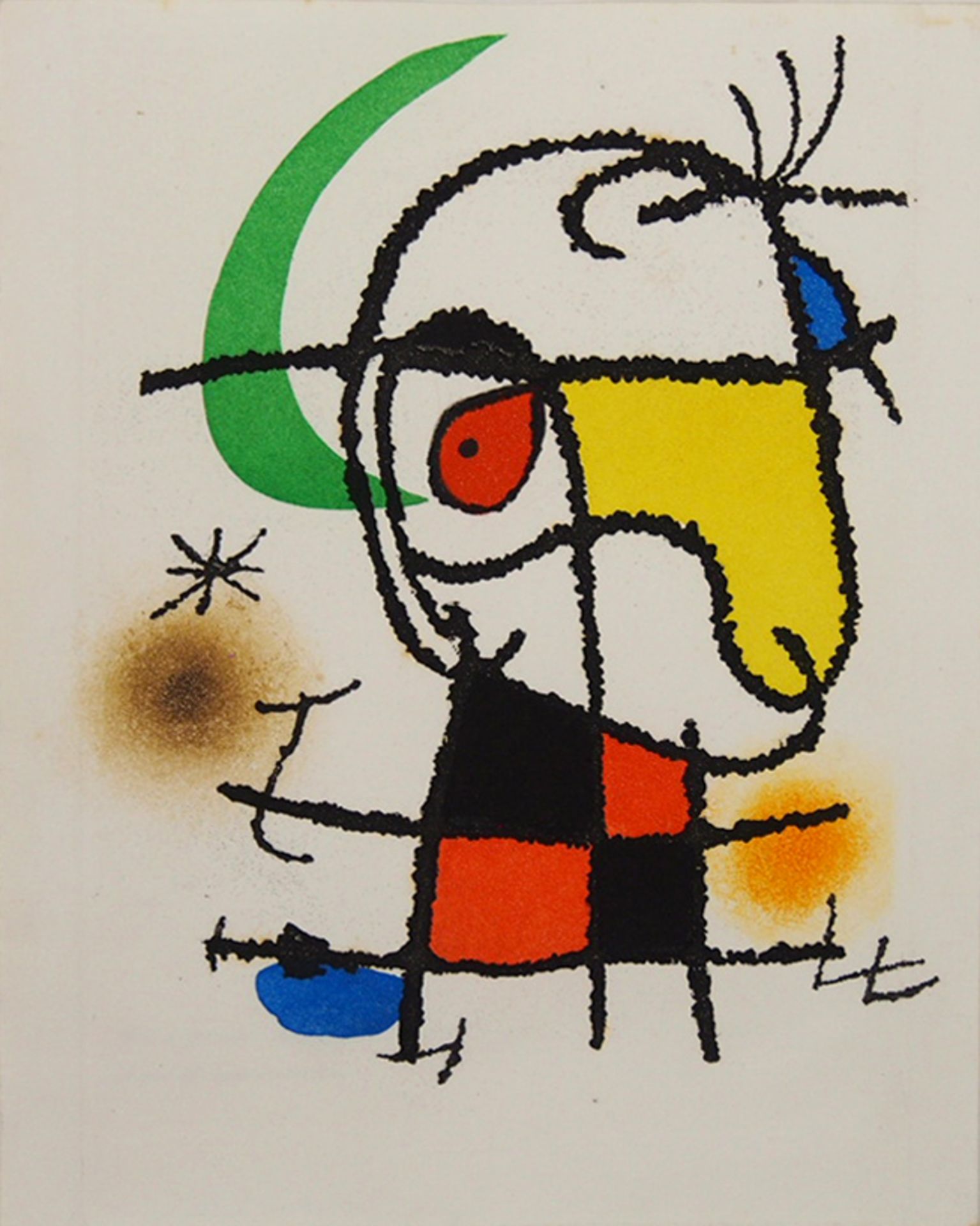 MIRÓ, Joan: Le vent parmi les roseaux