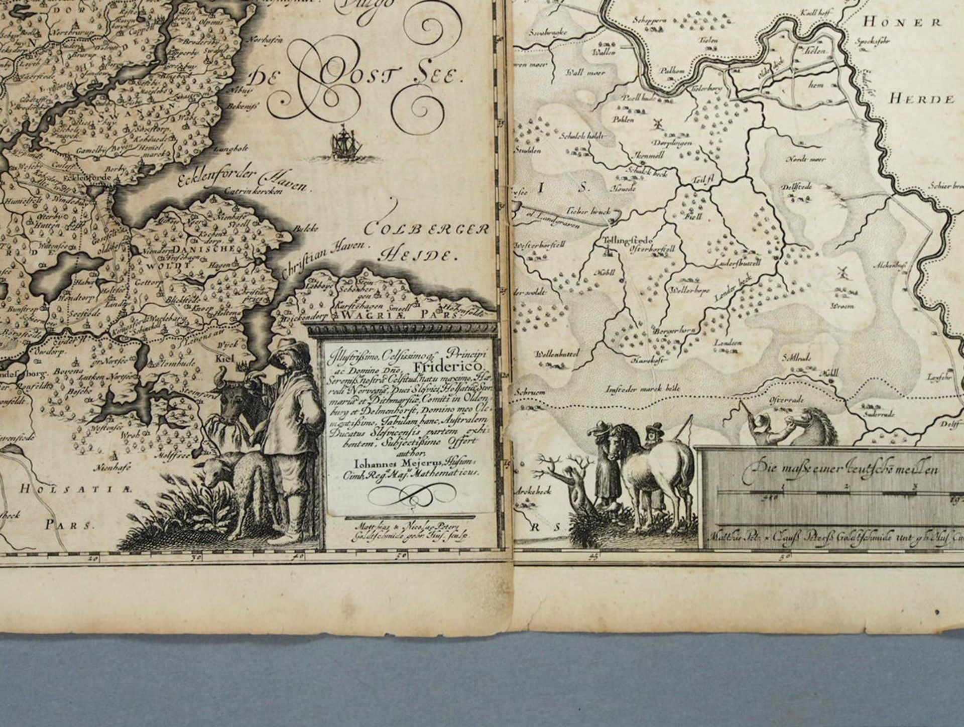 MEJER, Johannes: Landcarte Vom Sudertheil des Herzogthumbes Schleswieg - Bild 2 aus 2