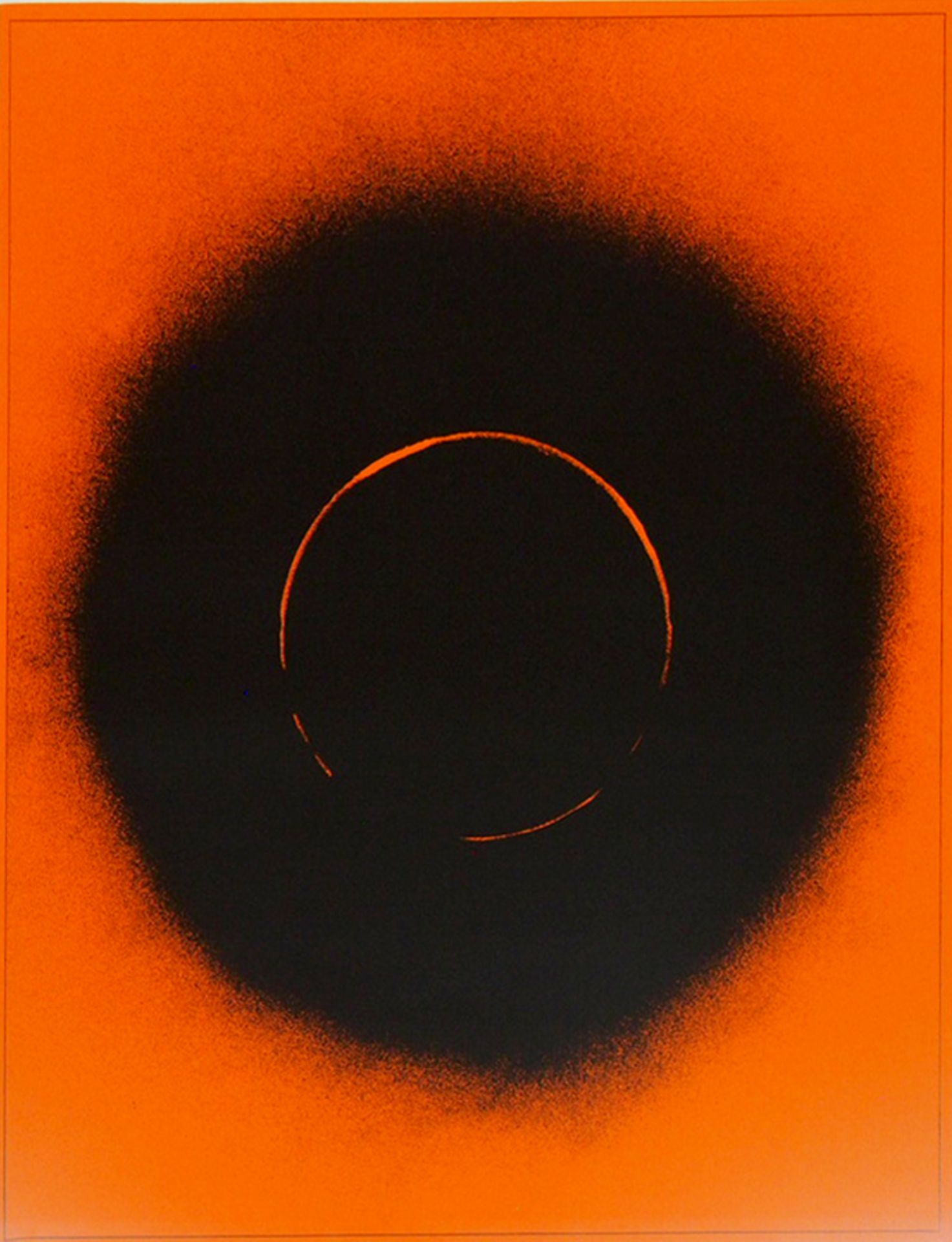 PIENE, Otto: Schwarze Sonne auf Rot - Bild 2 aus 2