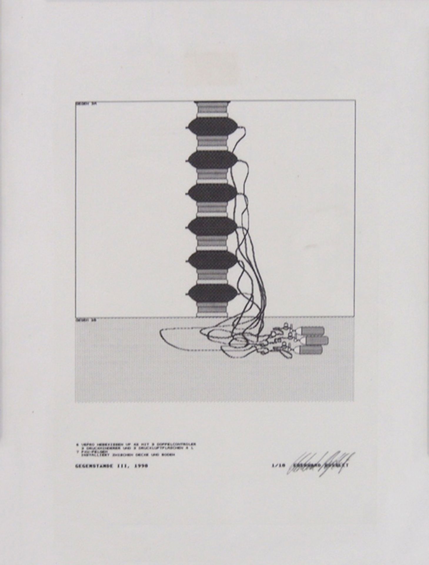 BOSSLET, Eberhard: Gegenstände III - Image 2 of 2