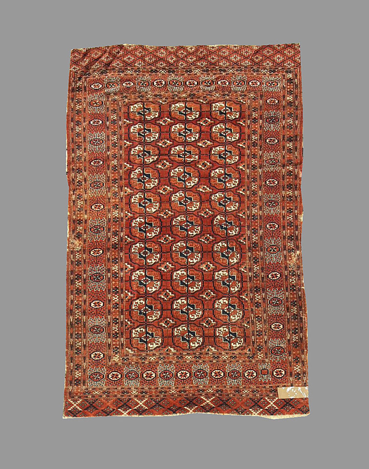 Tekke Turkmene, 185 x 120 cm, Zustand D, 19. Jahrhundert