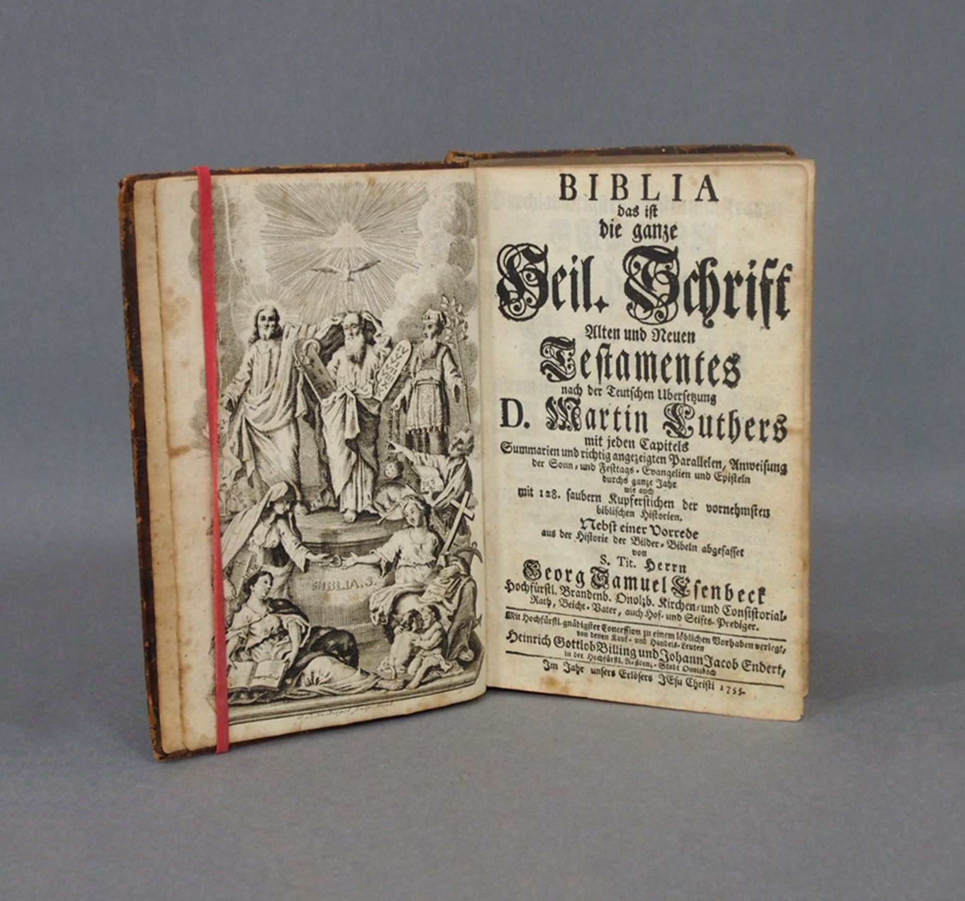 Biblia: Das ist die ganze Heil. Schrift Alten und Neuen Testaments