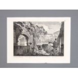 PIRANESI, GiovannI Baptista: Veduta interna dell'Atrio del Portico di Ottavia