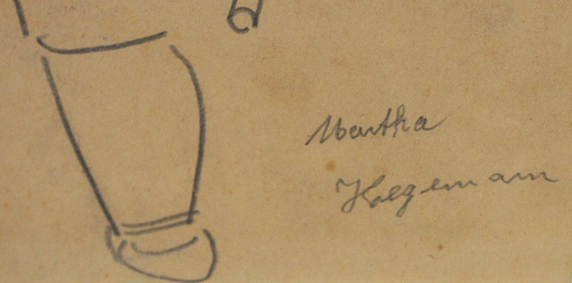 HEGEMANN-RÄDERSCHEIDT, Marta: Porträt Johann Räderscheidt (*1919) - Image 3 of 3