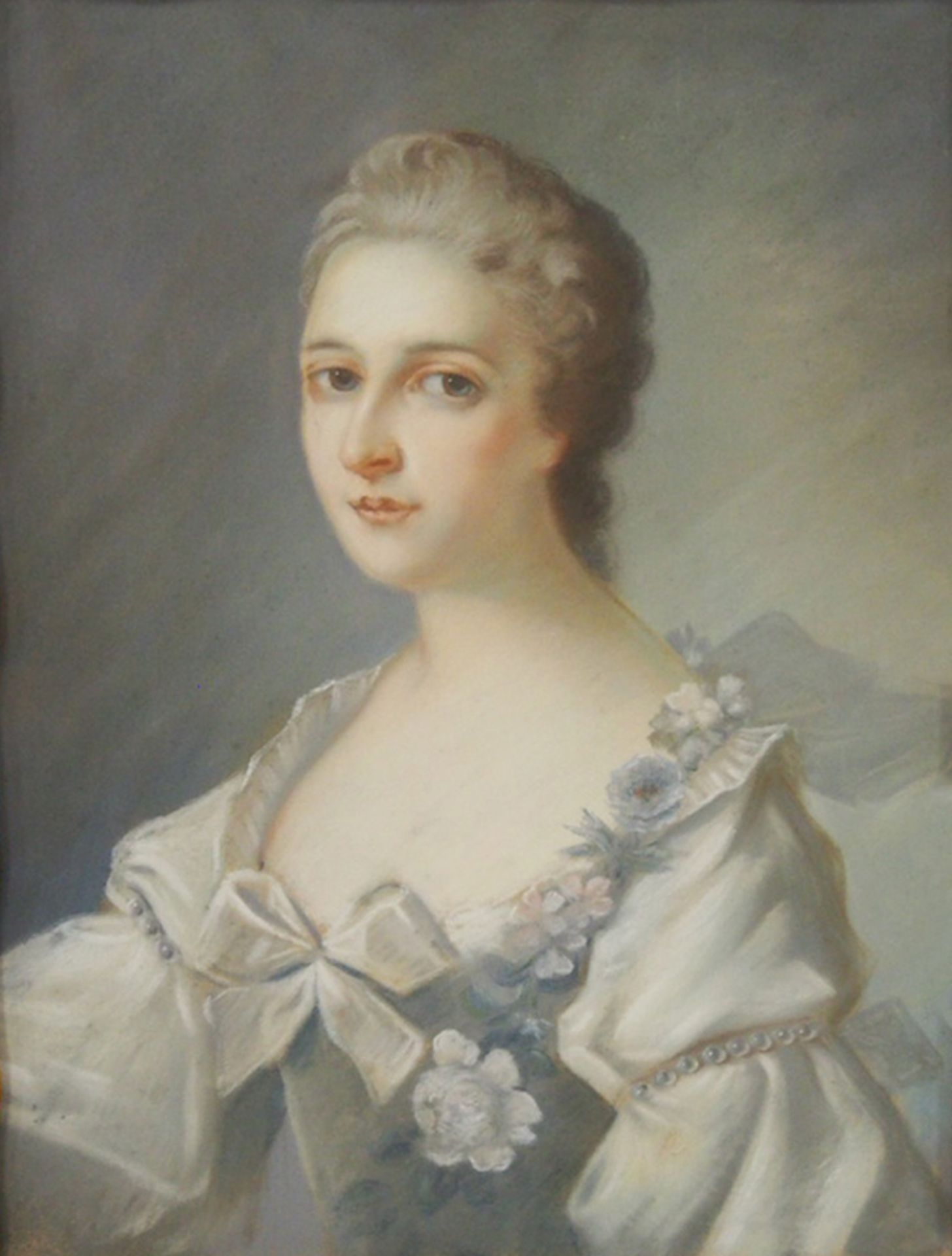 FRANZÖSISCHER MEISTER: Portrait Madame de Curenne - Image 2 of 2