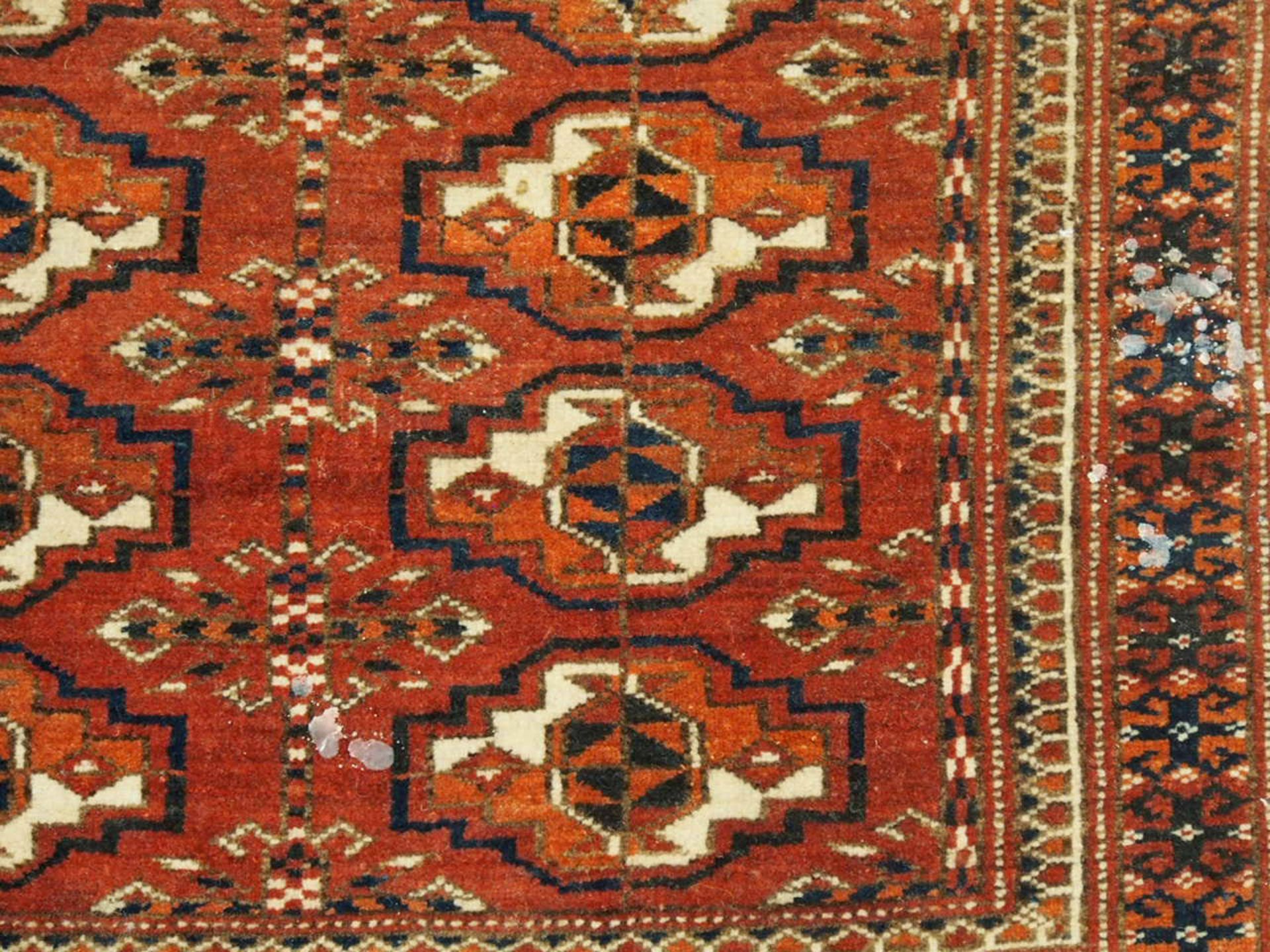 Tekke-Tasche, 75 x 124 cm, Zustand C, um 1900 - Image 3 of 3