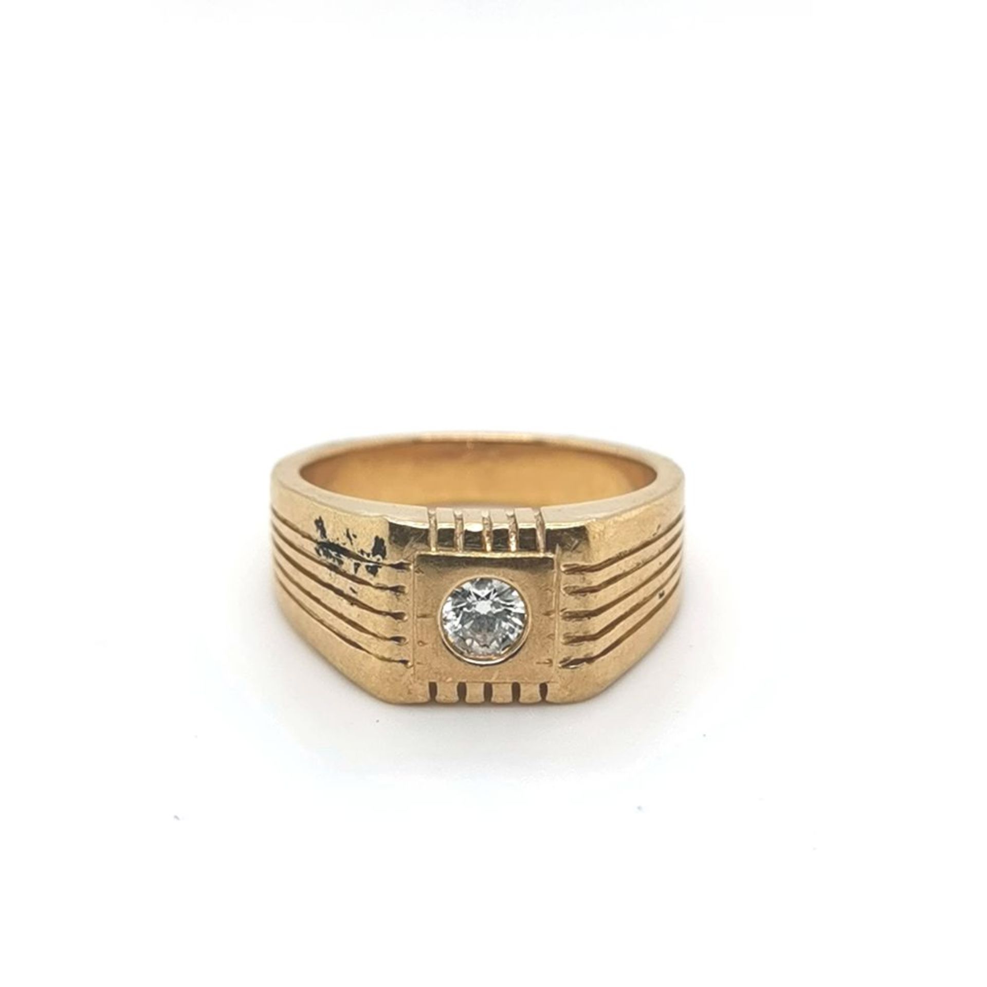 Brillant-Ring, 750 GG 12,8