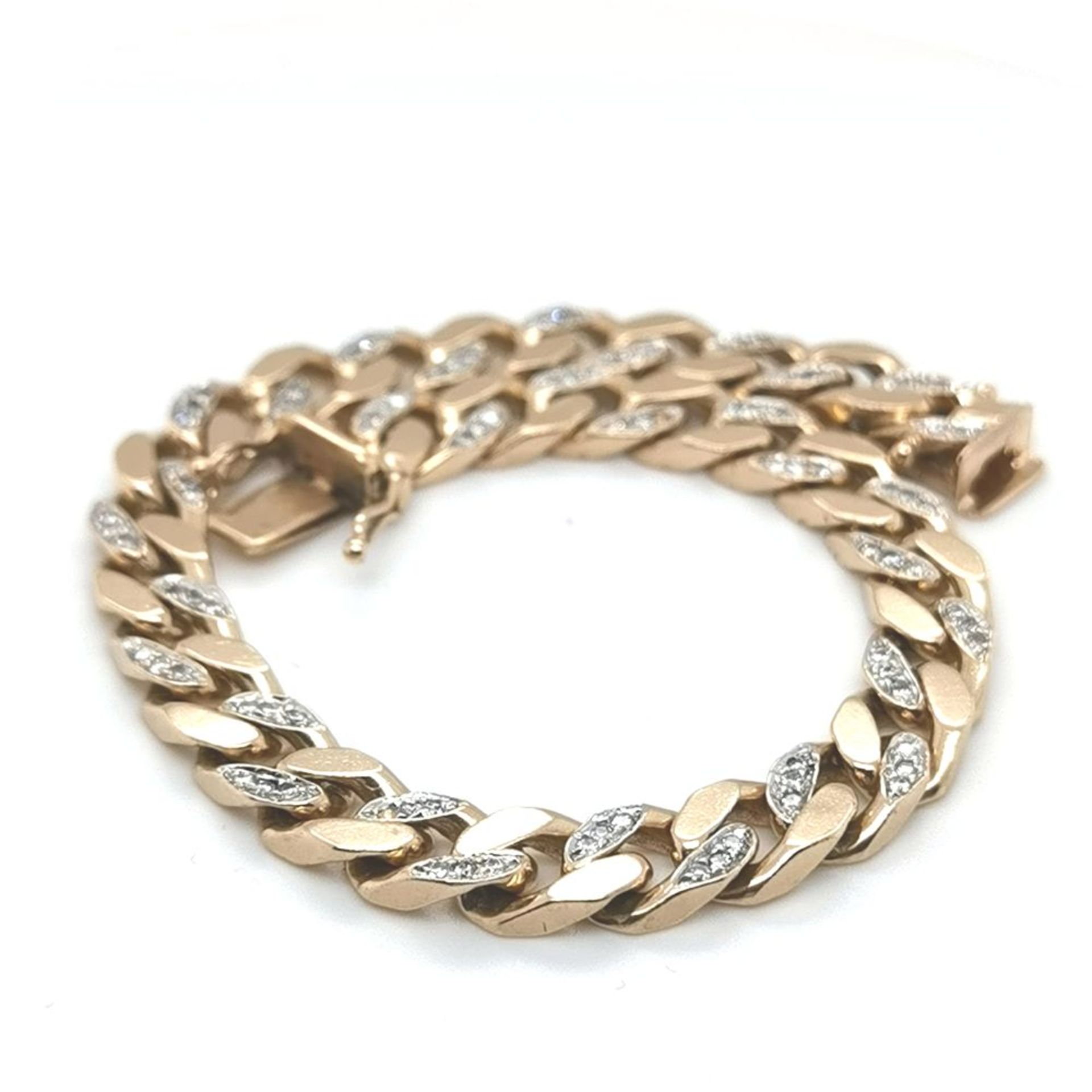 Brillant-Armband, 585 Gelbgold 29,57