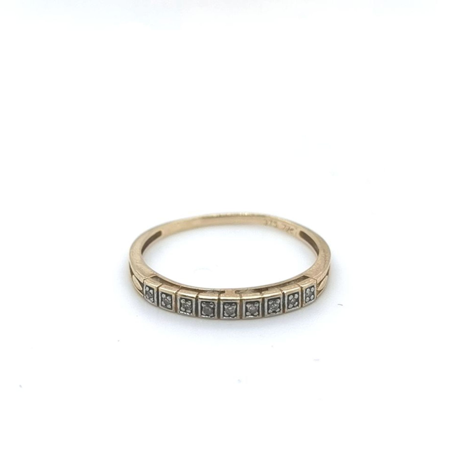 Diamant-Ring, 375 GG 1,3