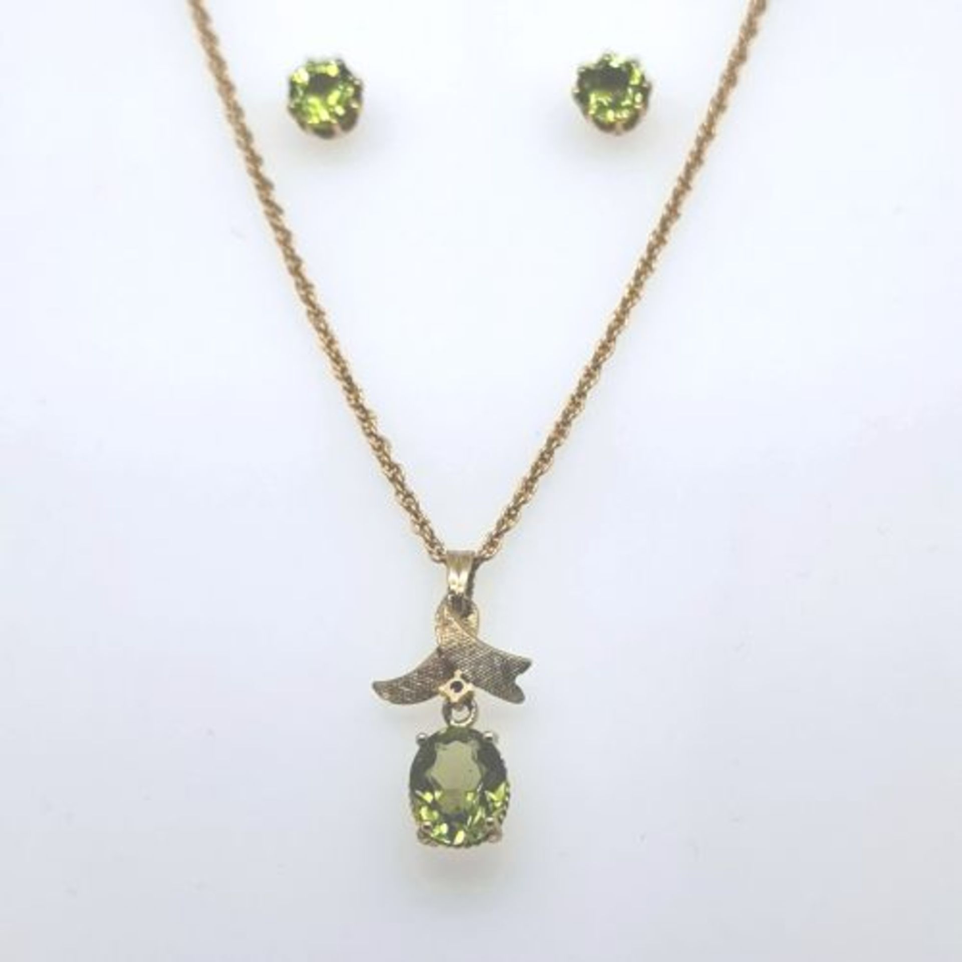 Peridot-Set, 750 GG 6,2 Gramm 3