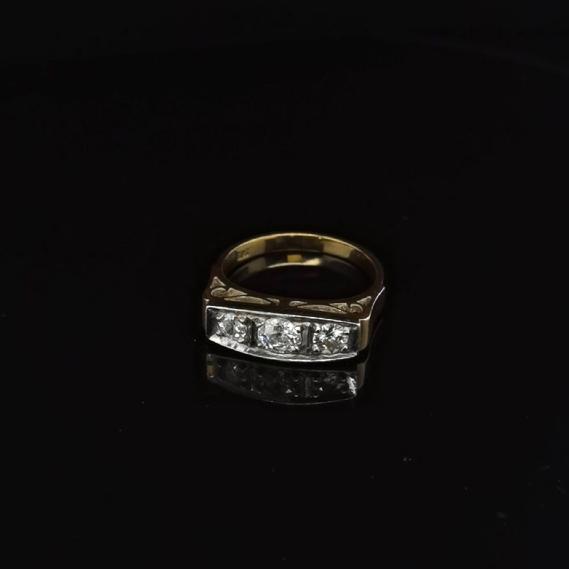 Diamant-Ring, 585 Gold 3,9