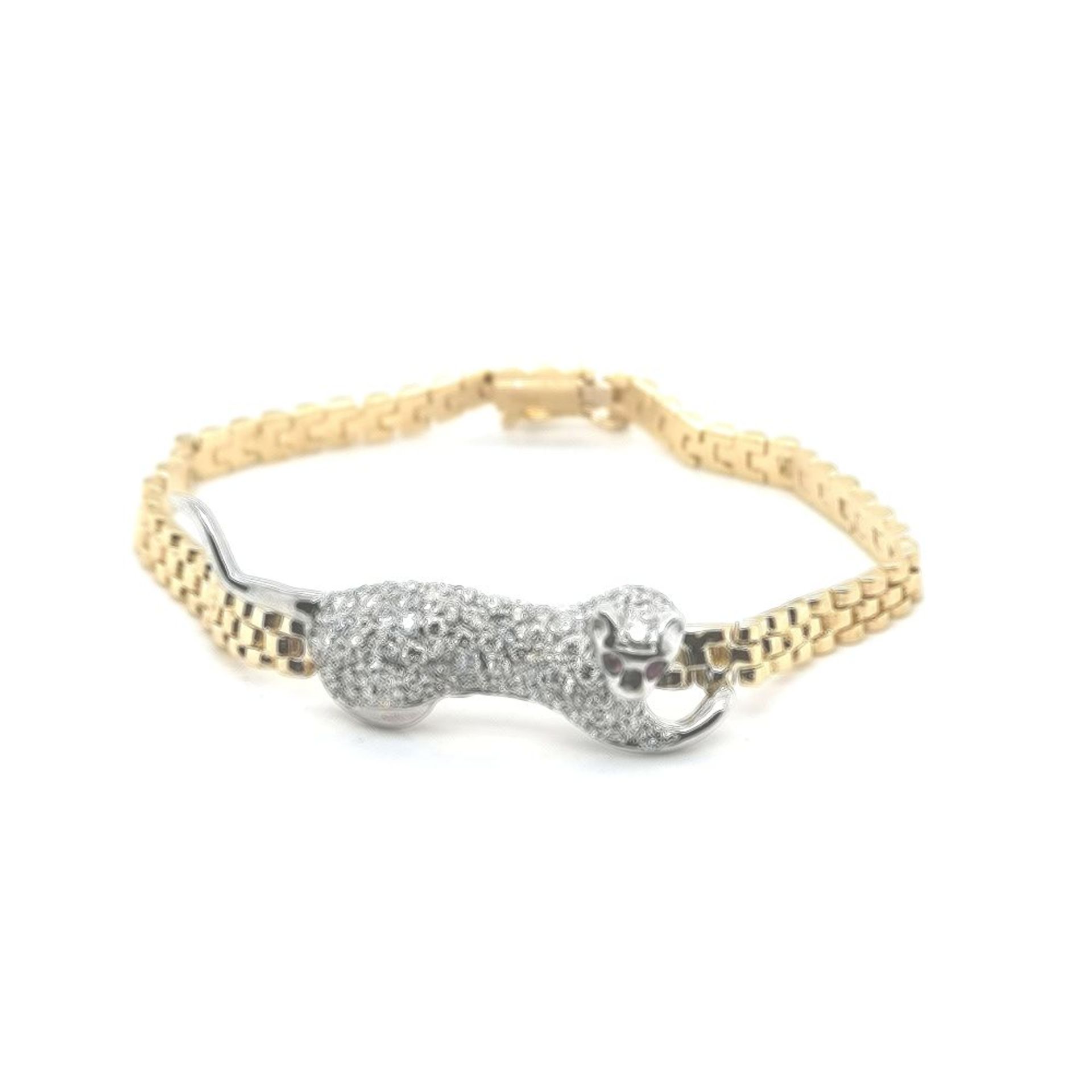 Brillant-Armband, 750 Gold 19,9 Gramm