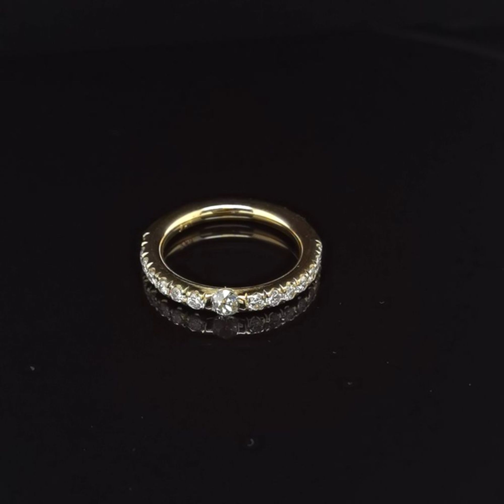 Brillant-Ring, 750 Gelbgold 6