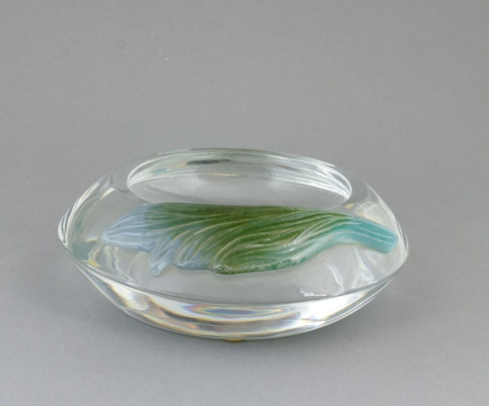 Schalen, Klarglas mit Pate de verre, - Bild 2 aus 5