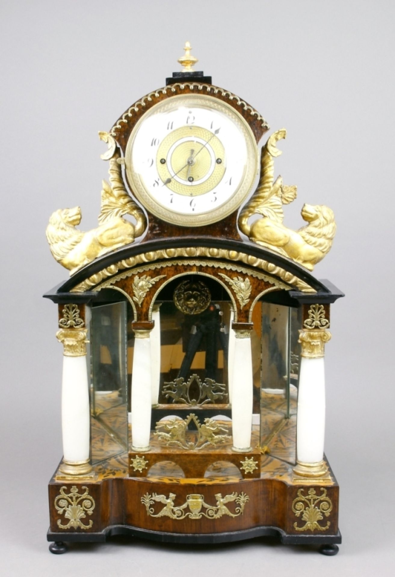 Uhr, Biedermeier - Portaluhr,