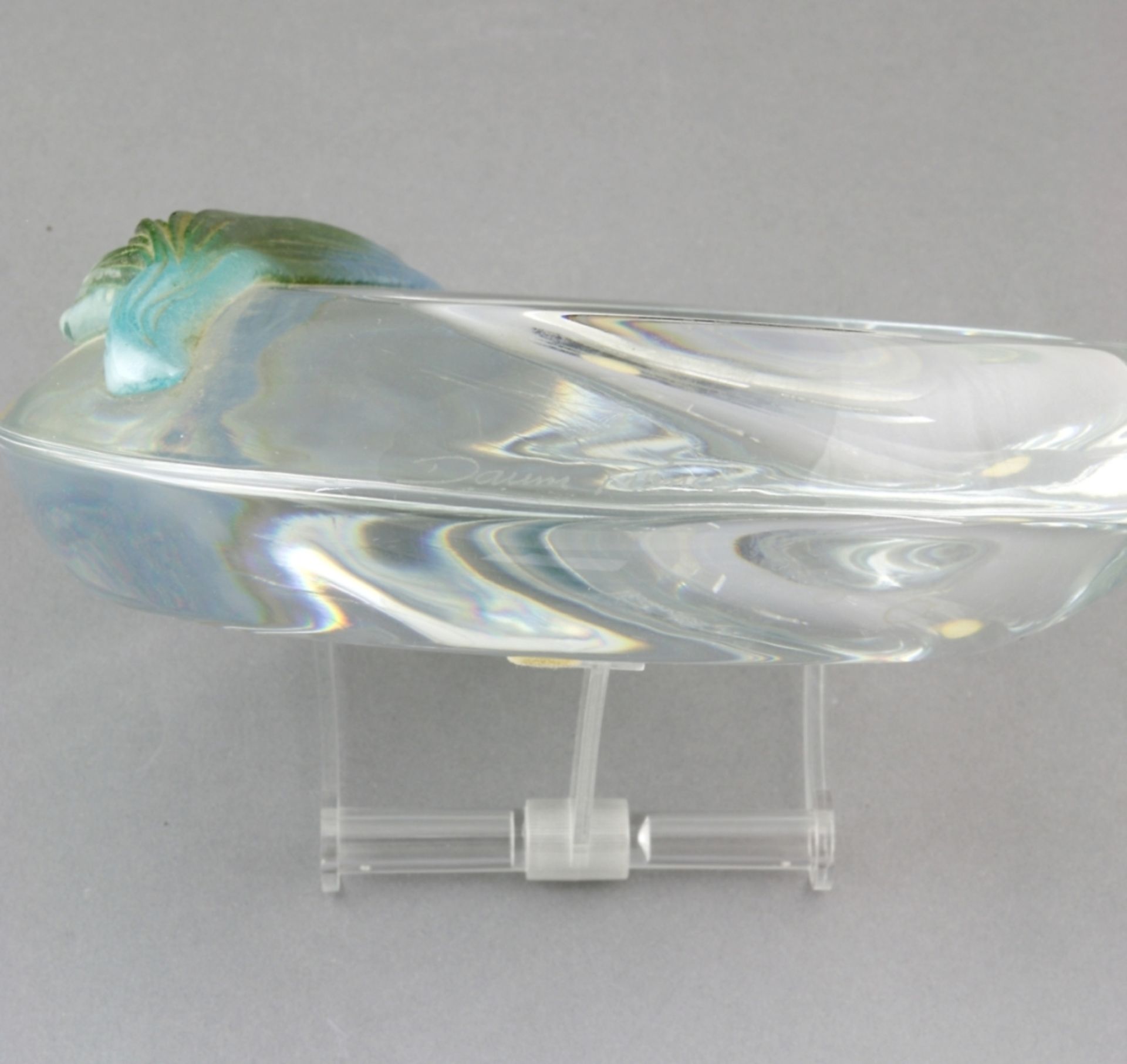 Schalen, Klarglas mit Pate de verre, - Bild 5 aus 5