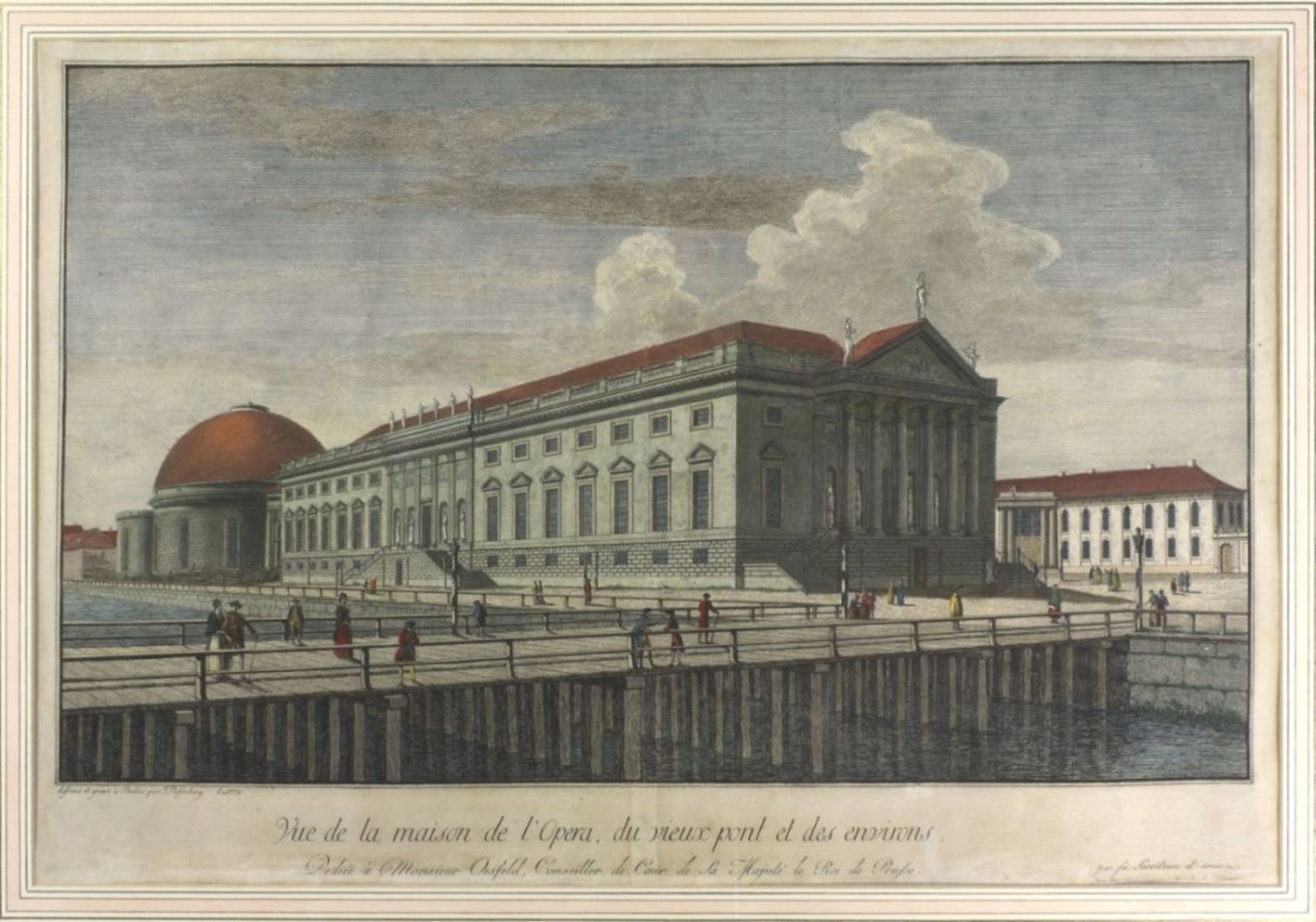 Ansicht, Berlin, Rosenberg, 1773 Vue