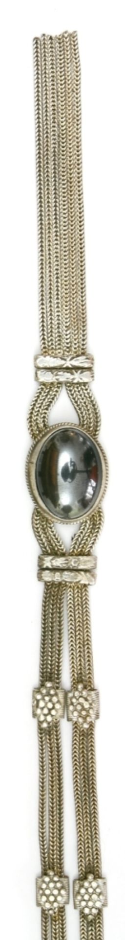 Halskette, Art Deco, 925er Silber mit