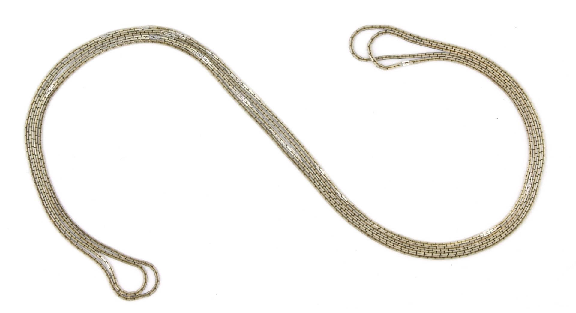Halskette, 333er WG. Gewicht ca. 33 g.