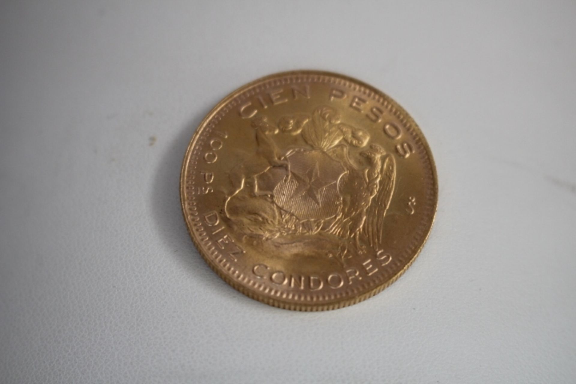 Goldmünze 100 Pesos Chile Goldmünze