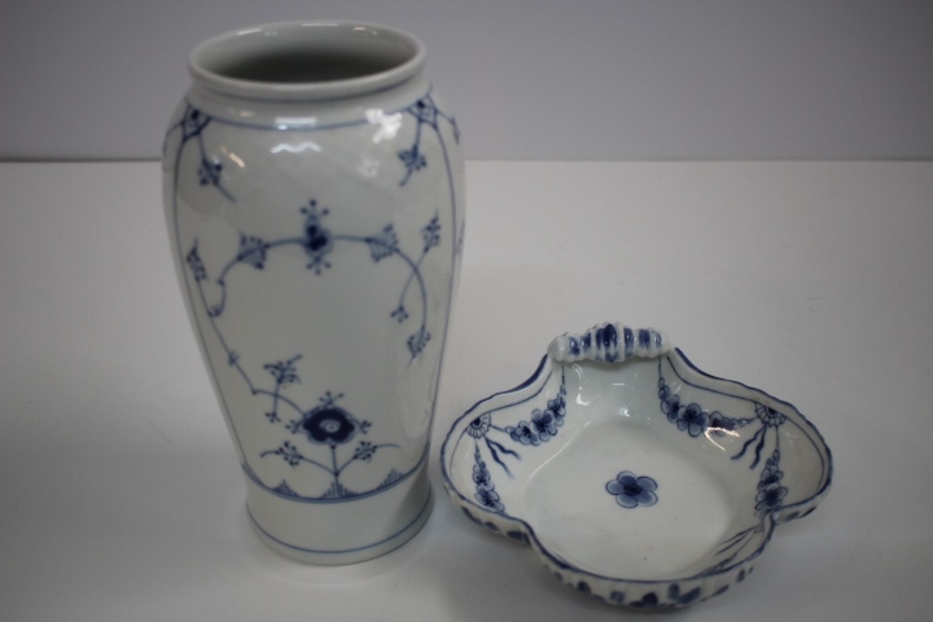 B & G Vase Blaudekor