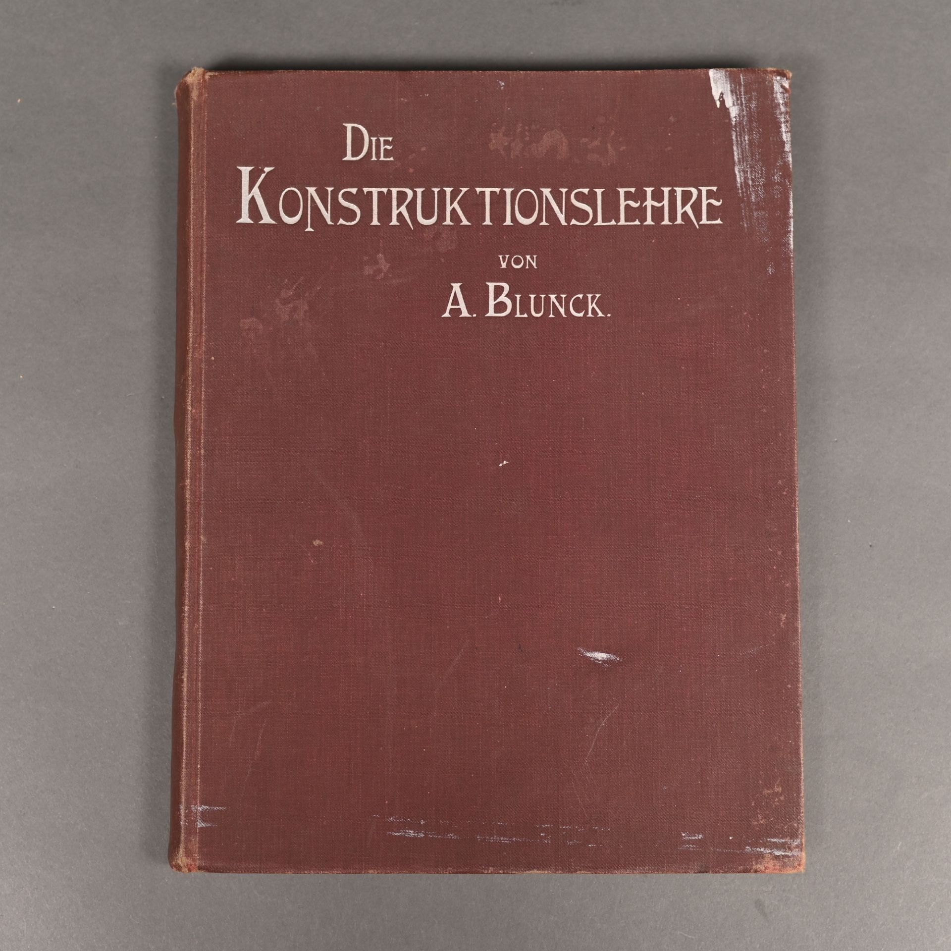 "Die Konstruktionslehre für Bau-u.Möbeltischler" v. A. Blunck, Buchhandl. f. Architektur u.