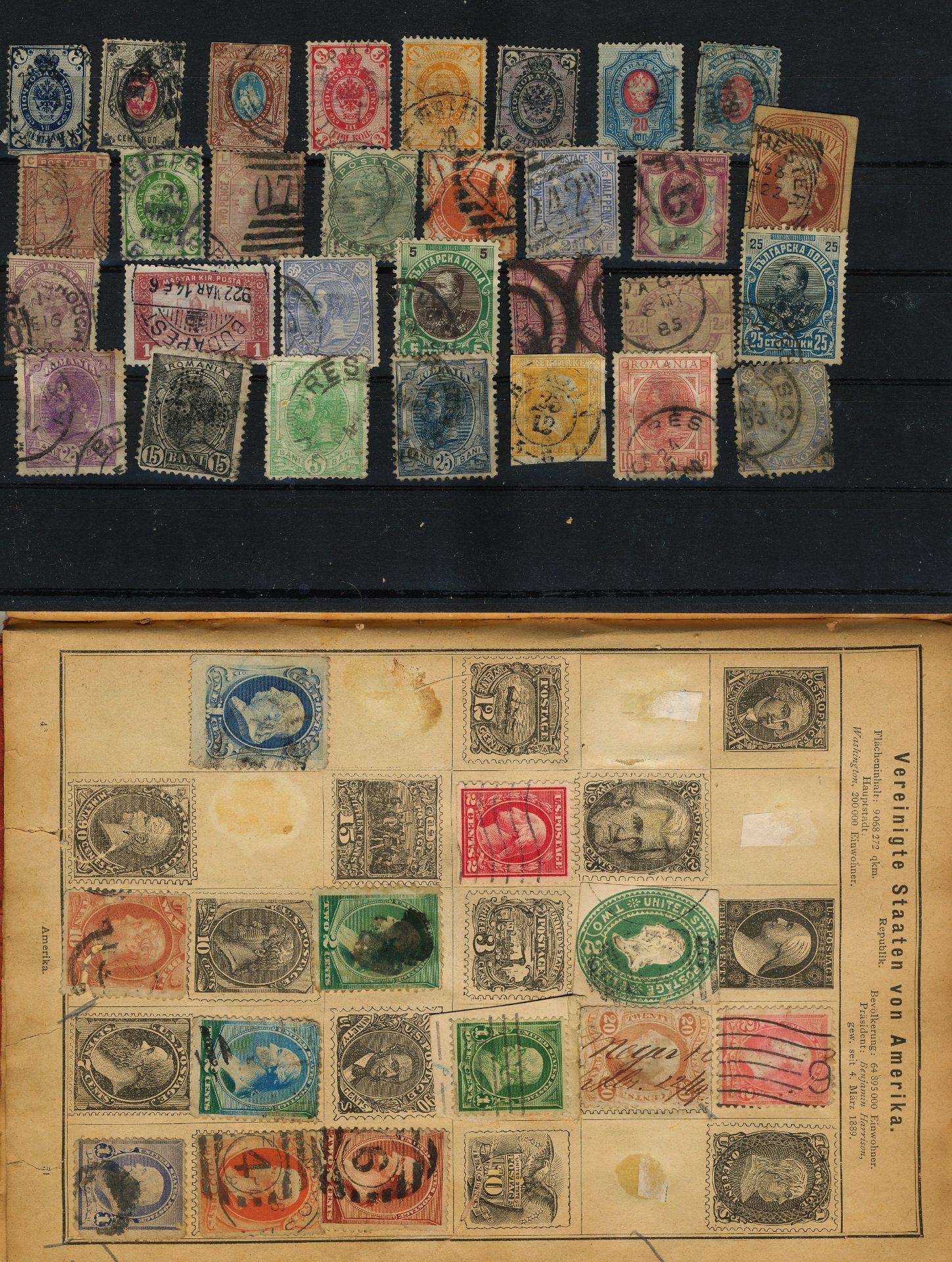 Briefmarkensammlung alter Marken bis ca. 1890