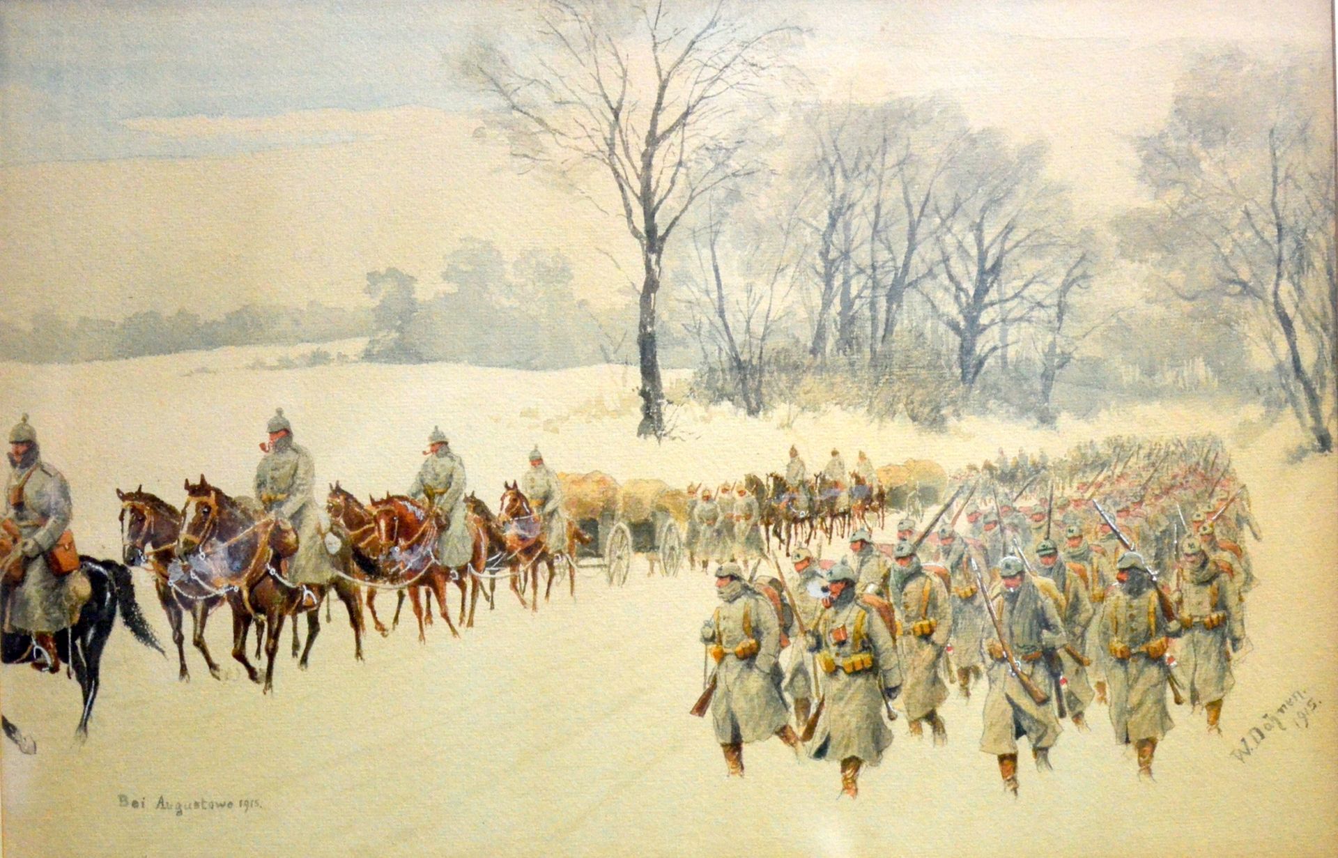 "Bei Augustowo 1915 1. WK Winterschlacht Masuren Ostpreußen"