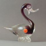 Murano Duck, Sommerso Glas, um 1950/60