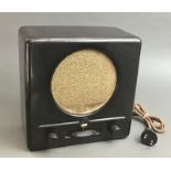 Deutscher Kleinempfänger 1938, Bakelitgehäuse, Fa. "Körting Radio DR"