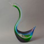 Murano Swan, 1960er Jahre, Entwurf wohl Flavio Poli