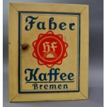 Kaffee-Schank "Farber-Kaffee", Bremen, um 1930, Blech