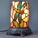 Tischlampe " Kind Light Manufactory Limited", nach Tiffany-Stil Libellenschirm,