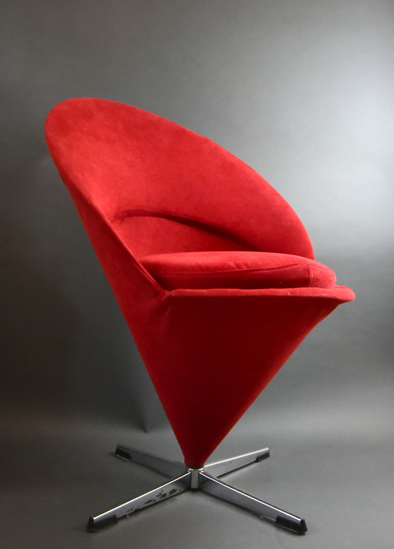 Verner Panton "Cone" Sessel, Dänisches Design, Entwurf 1958