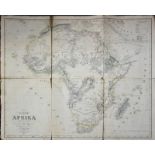Topographische Lithographiekarte Afrika, Entw. F.Handtke
