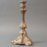Silberleuchter für eine Kerze, Silber punziert OK13 ( 13 Lot Österreich 1840 bis 1867),
